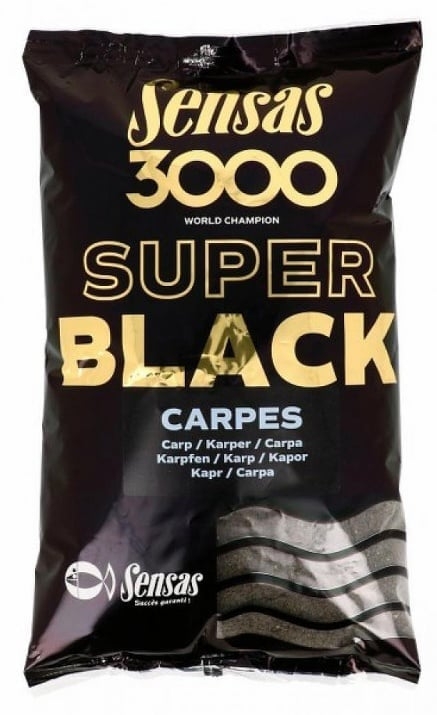 SENSAS 3000 Super Black Carpes 1kg Риболовен магазин На Куката