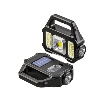 LED СОЛАРЕН ПРОЖЕКТОР /ПРЕНОСИМ-ФЕНЕР/ - 3W, 300LM, 6500K, IP44