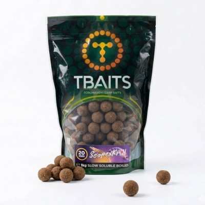 Протеинови топчета T-BAITS SCOPEX KRILL 20mm, 1kg