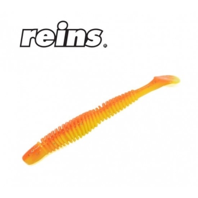 Reins Bubbling Shad 4.0/ 10.1cm Силиконова примамка #B49 Chika Orange