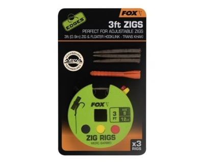 МОНТАЖ FOX EDGES ZIG RIG 3FT 12LB