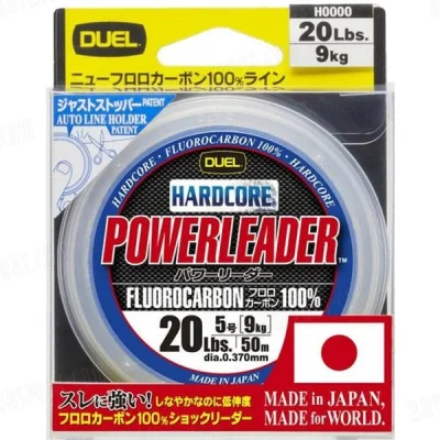 DUEL Powerleader Hardcore Флуорокарбон 50м