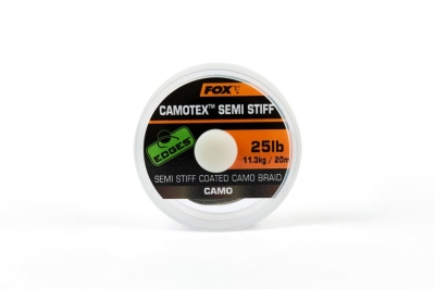 Плетен повод Fox Edges Camotex Semi Stiff Camo 20m