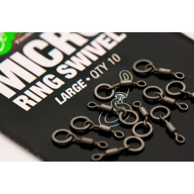 Микро вирбел KORDA Micro Rig Ring Swivels - Medium