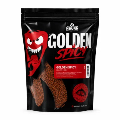 Пелети GOLDEN SPICY 2-2,5mm 0,800gr – N-Burn Baits