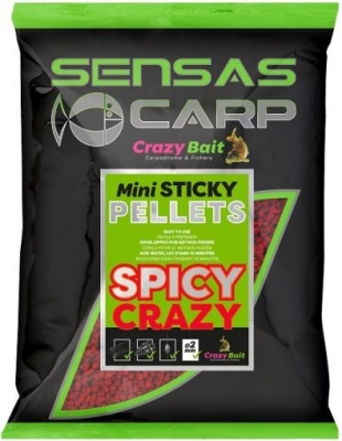 Пелети Sensas MINI STICKY PELLETS - SPICY CRAZY