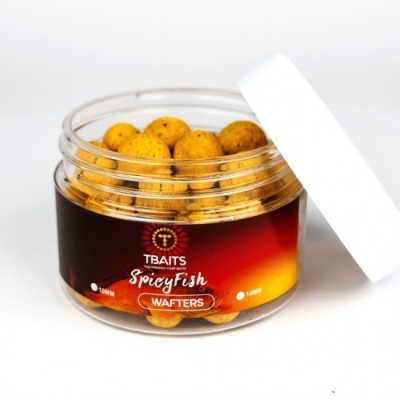 Топчета за стръв T-BAITS Spicy Fish WAFTERS, микс 12/14 mm