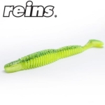 Reins Bubbling Shad 4.0/ 10.1cm Силиконова примамка #BA03 Purple Chartreuse (BA-Edition)